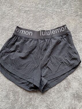 lululemon athletica Grey Lightweight Run Shorts